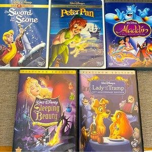 Disney Classics 5 DVD bundle